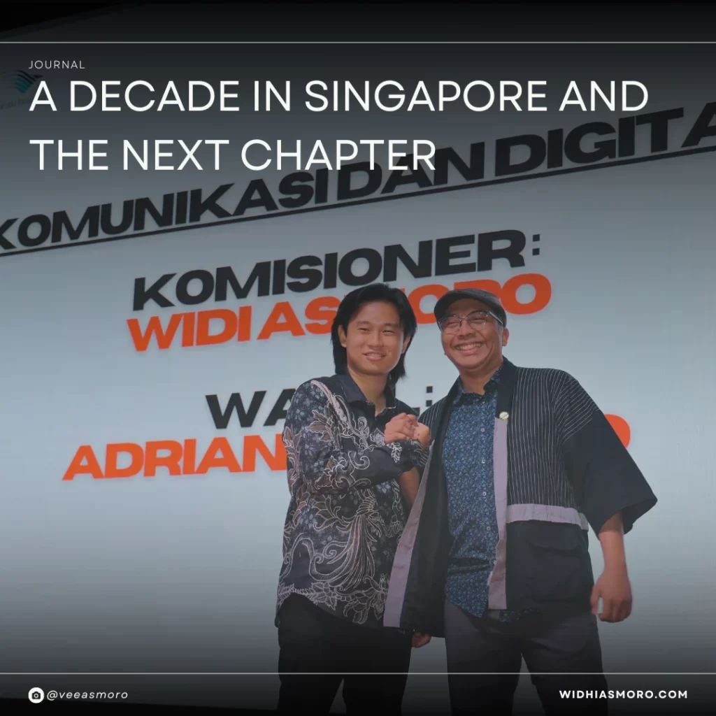 Journal A Decade in Singapore and the next chapter